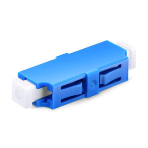 LC/UPC to LC/UPC Simplex OS2 Single Mode Plastic Fiber Optic Adapter/Coupler without Flange